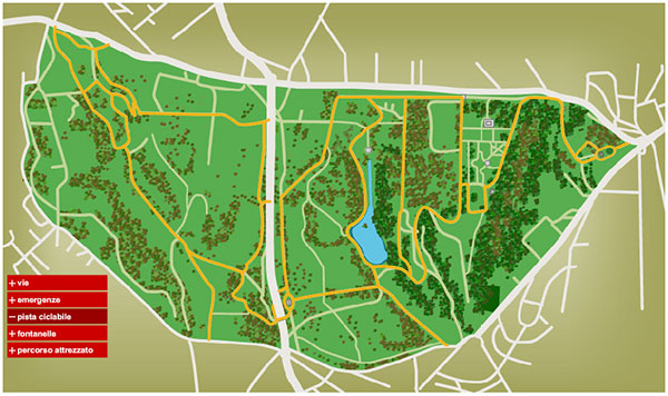 villa pamphilj percorsi per eBike
